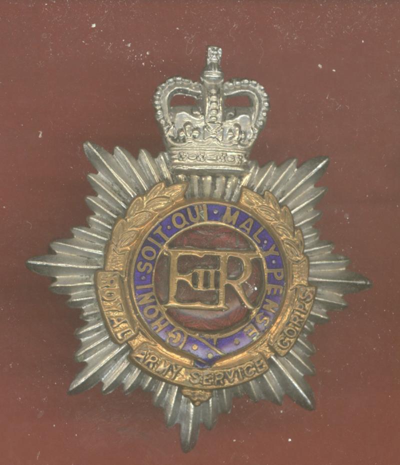 Royal Army Service Corps Officer's cap badge