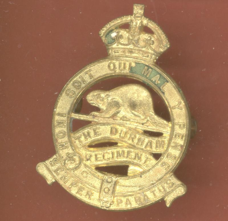 Canadian The Durham Regiment WW2 cap badge