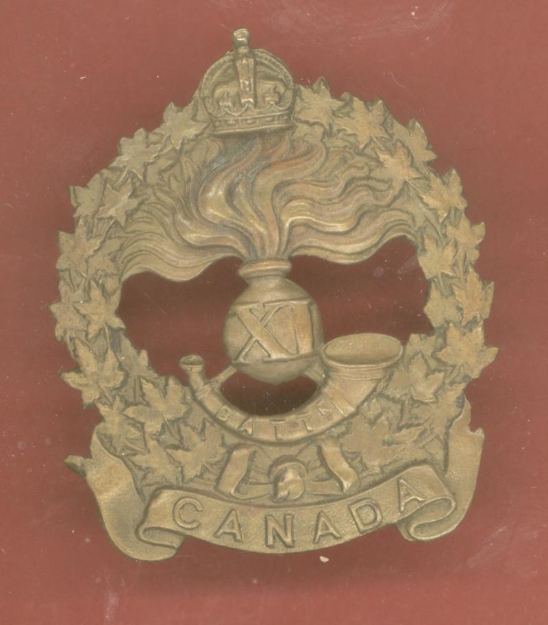 Canadian 11th Saskatchewan Bn. WW1 CEF cap badge