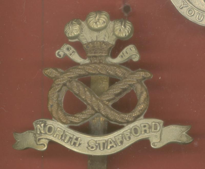 The North Staffordshire Regiment OR's cap badge