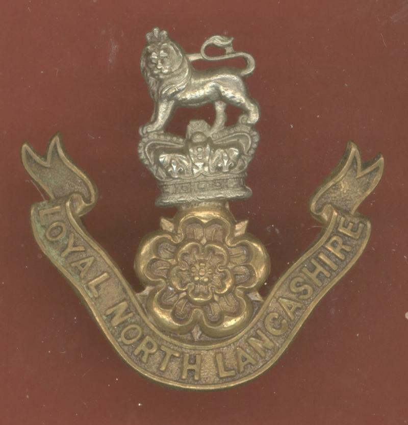 Loyal North Lancashire Regiment Victorian OR's cap badge circa 1896-1901.