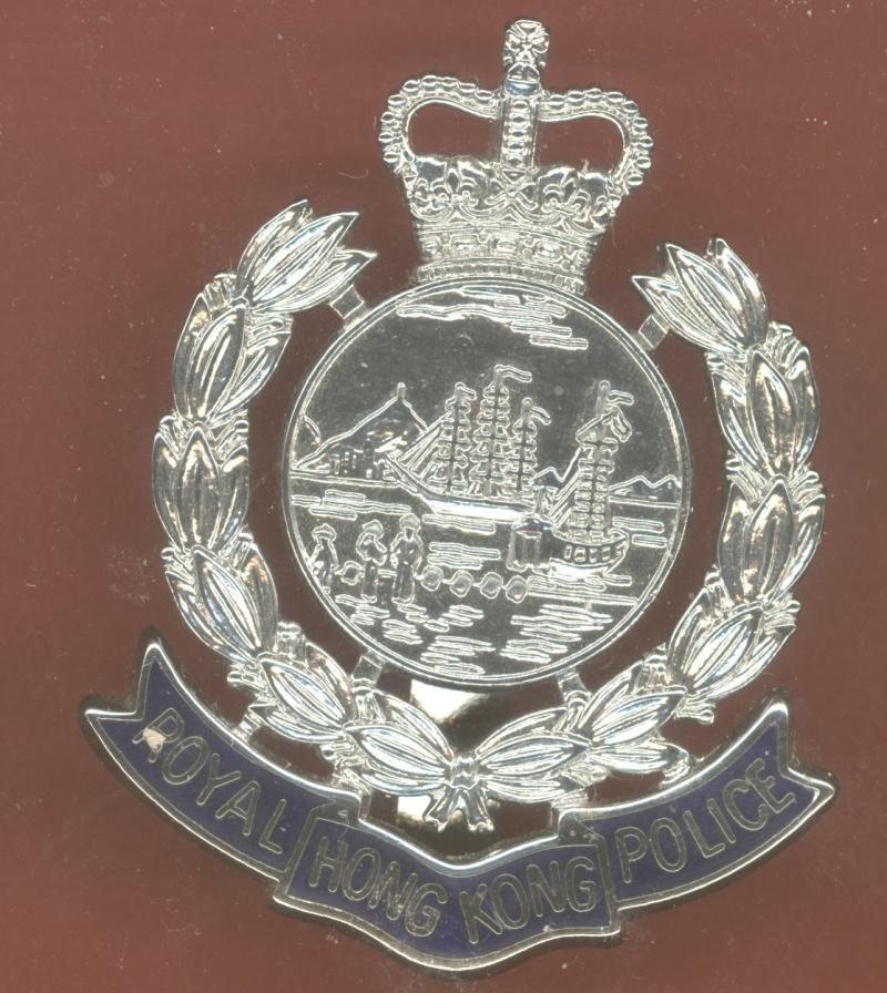 Royal Hong Kong Police cap badge