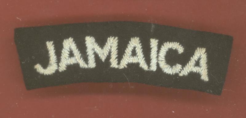 JAMAICA Jamaica Forces cloth shoulder title