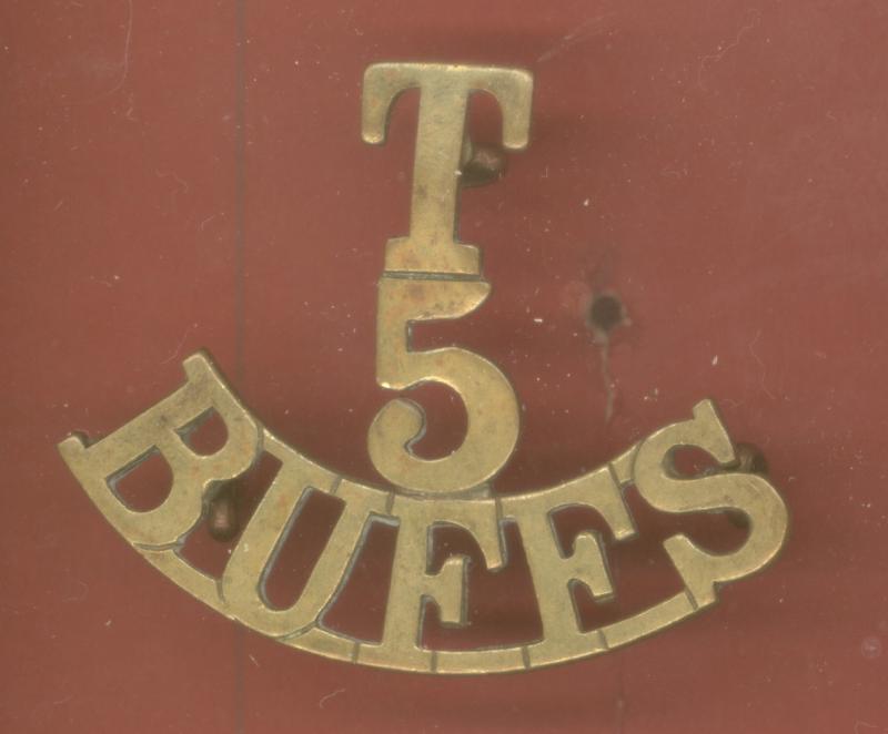 T / 5 / BUFFS WW1 shoulder title.