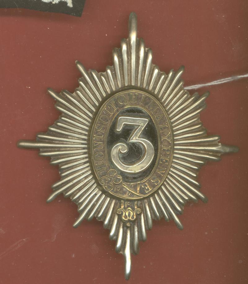 3rd Prince of Wales's Dragoon Guards Victorian OR’s helmet plate