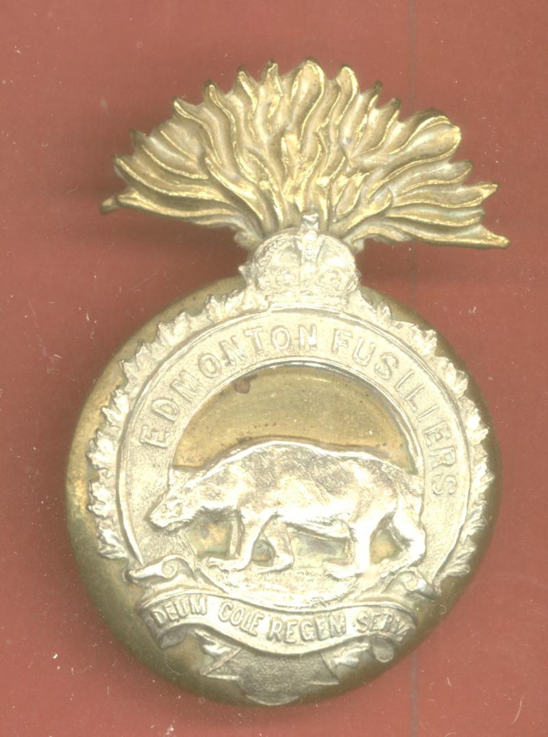 Canadian Edmonton Fusiliers cap badge