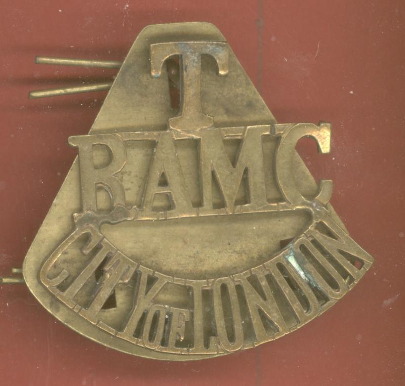 T / RAMC / CITY of LONDON WW1 shoulder title