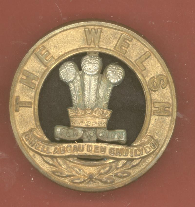 The Welsh Regt. Victorian OR's helmet plate centre.
