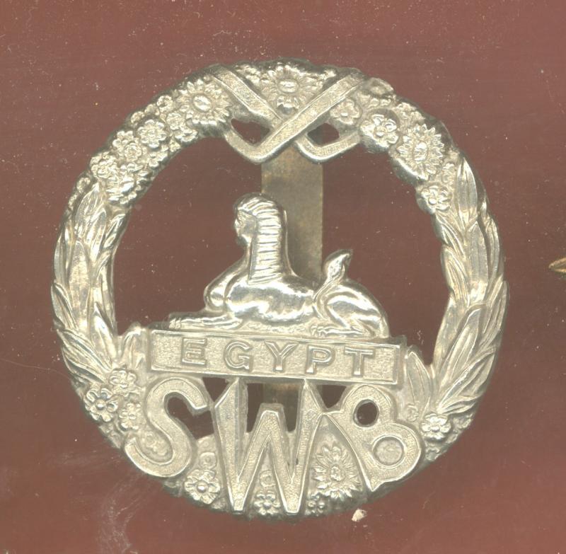 South Wales Borderers Volunteer / Territorial Bn cap badge