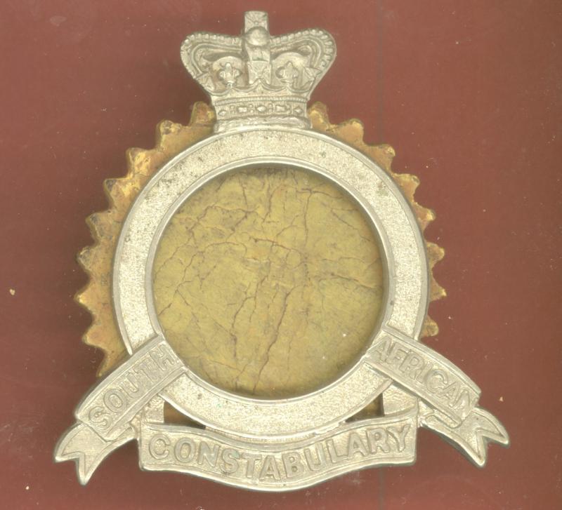 South African Constabulary Victorian slouch hat badge