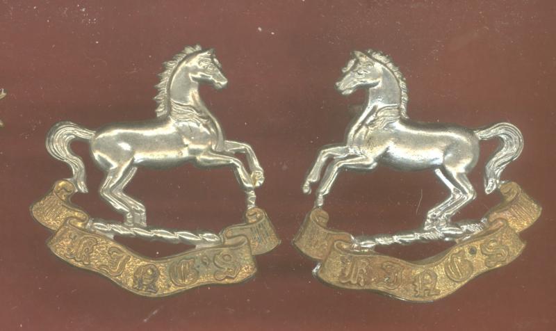 The King's Liverpool Regiment OR's collar badges