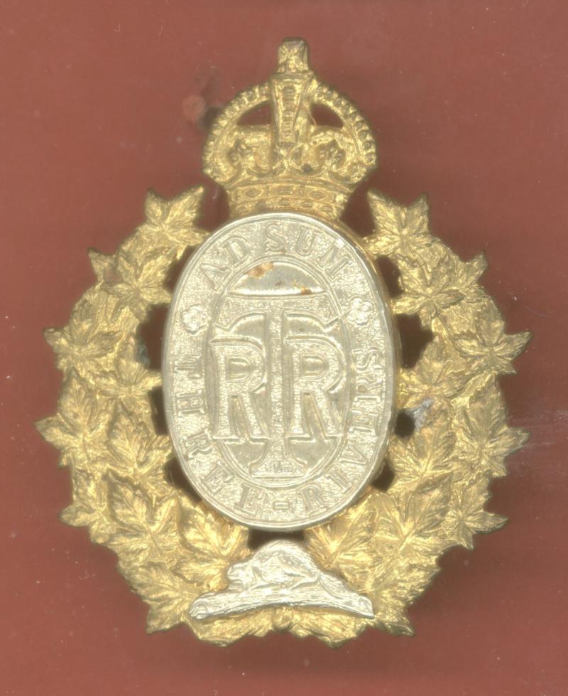 Canadian Three Rivers Regiment OR's cap badge