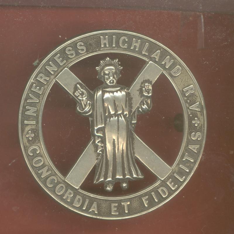 Scottish Inverness Highland Rifle Volunteers Victorian OR's glengarry badge