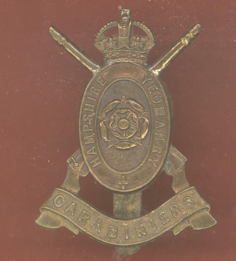 Hampshire Yeomanry Carabiniers OR's cap badge