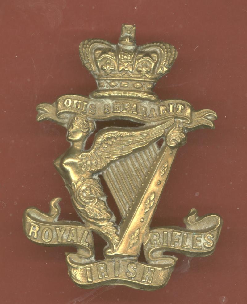 Royal Irish Rifles Victorian OR's glengarry badge
