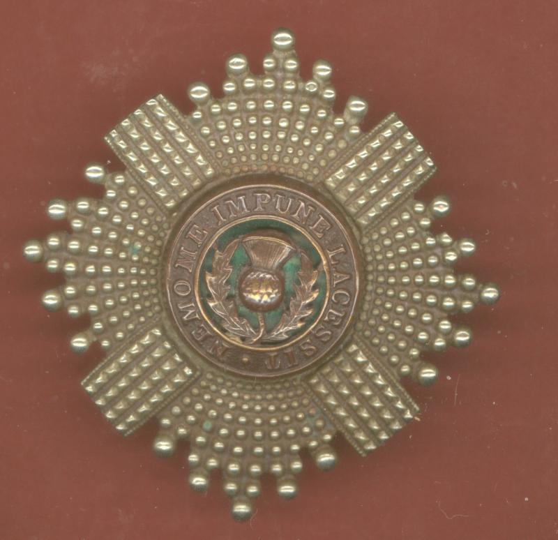 Scots Guards Officer's forage cap badge