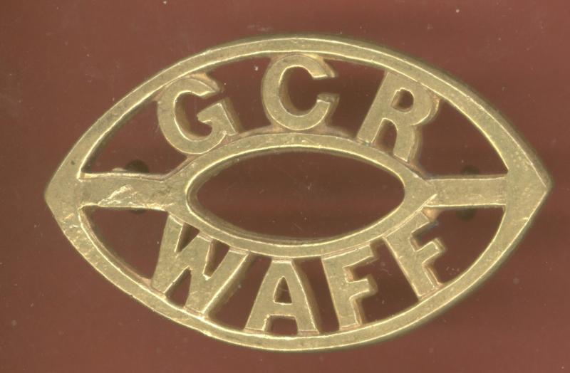 GCR / WAFF Gold Coast Regt of the West African Frontier Force shoulder title
