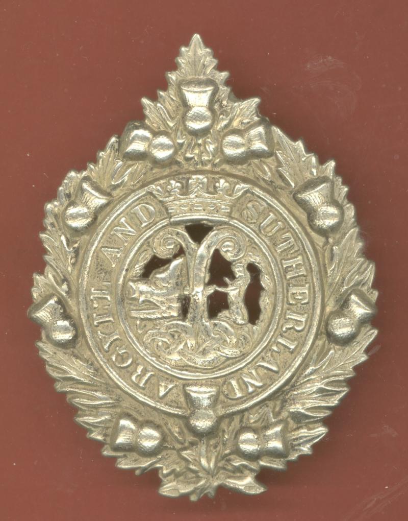Argyll & Sutherland Highlanders OR's glengarry badge