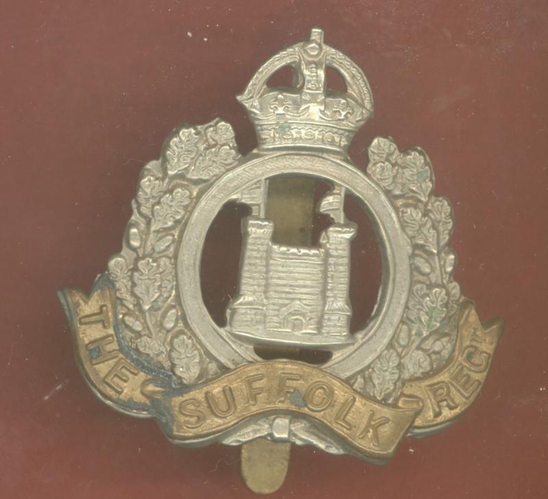 4th Bn. The Suffolk Regiment  cap badge
