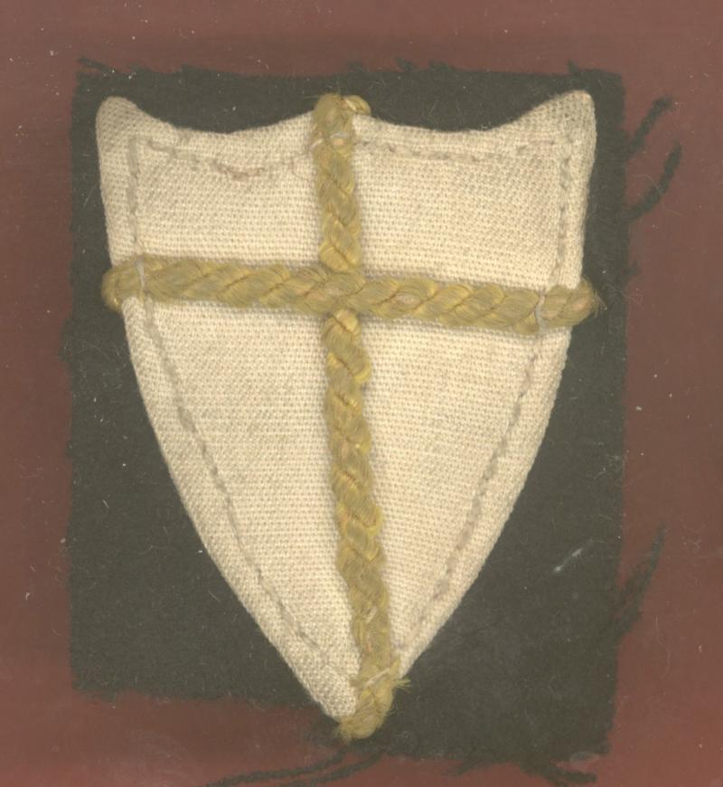 British 8th Army WW2 cloth formation sign