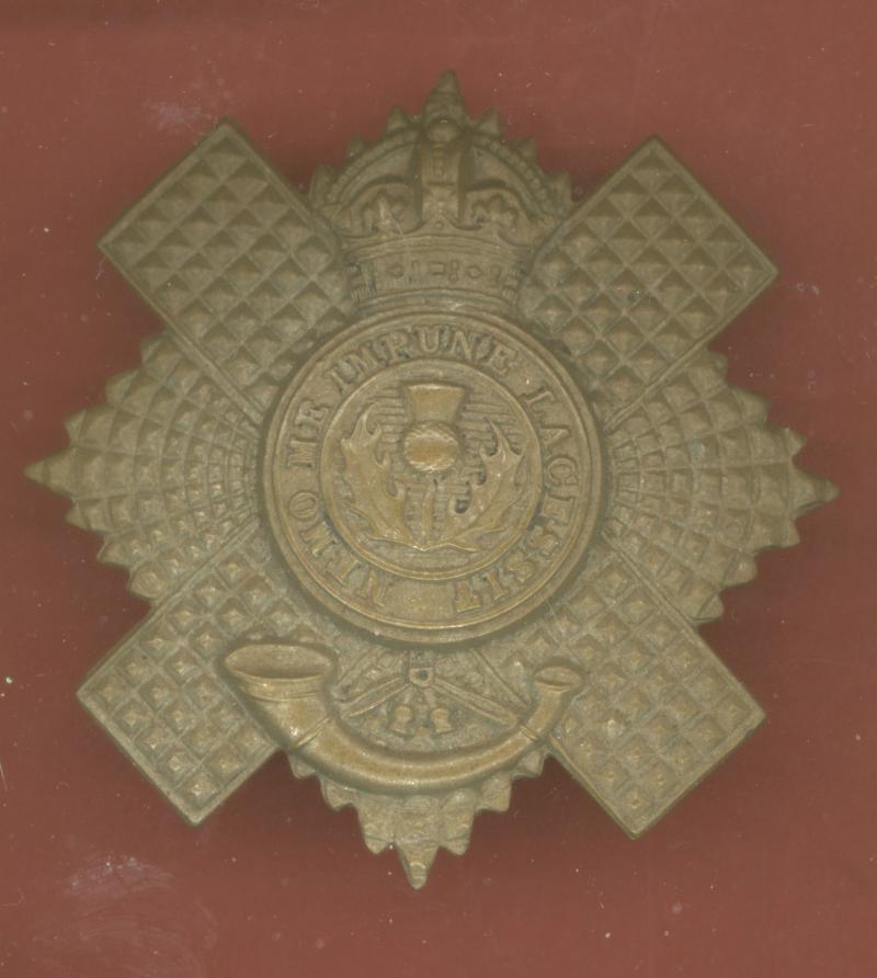 Scottish 4th/5th Royal Scots OR's glengarry badge