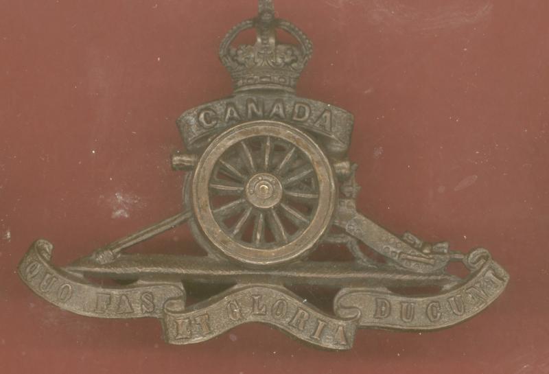 Canadian Field Artillery WW1 CEF Officer's OSD cap badge