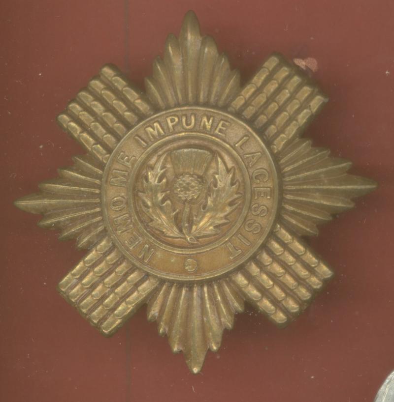 Scots Guards Edwardian Brodrick Cap Badge