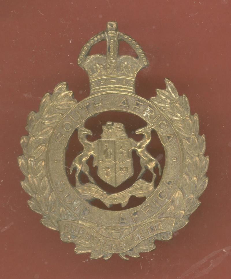 South Africa Royal Engineers cap badge