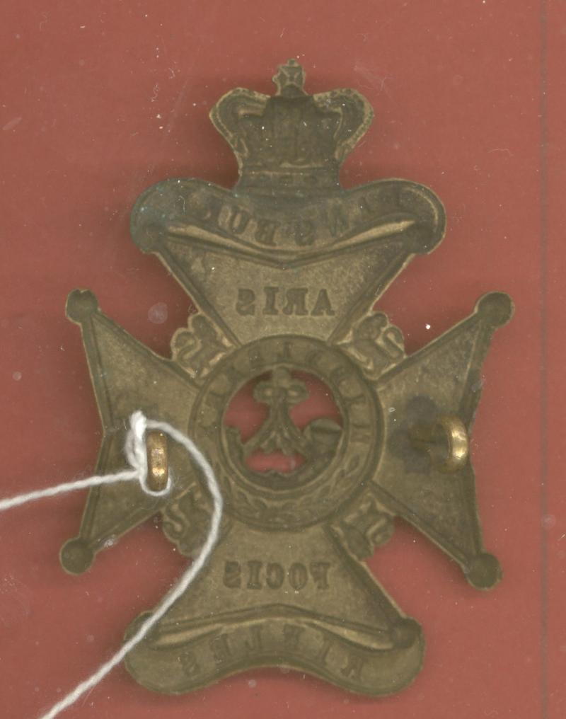 Finsbury Rifles Victorian glengarry badge