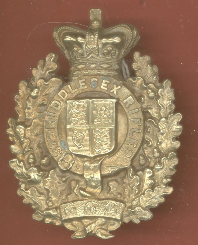 37th Middlesex (St. Giles & St. George's Bloomsbury) Rifle Volunteers Victorian pouch belt plate
