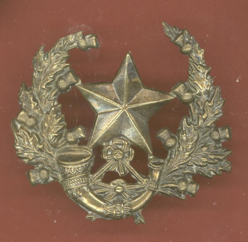 Scottish Cameronians Scottish Rifles Victorian OR's glengarry badge