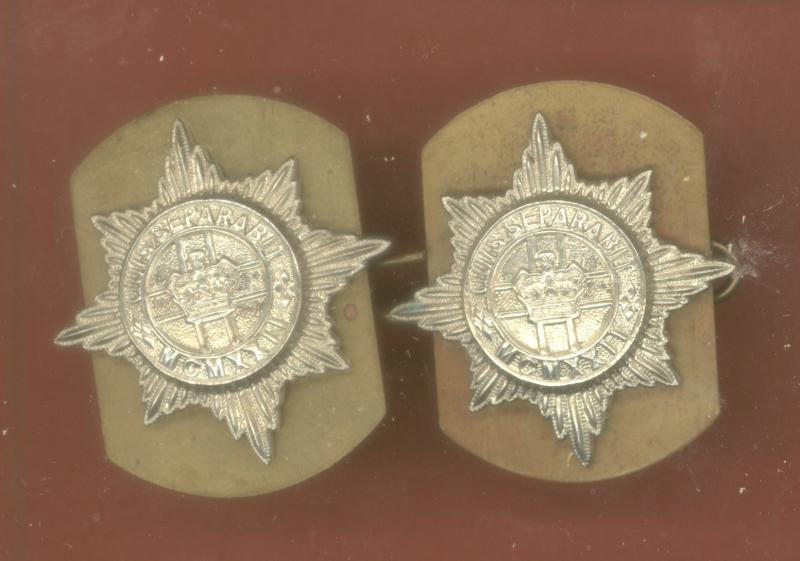 4th/7th Royal Dragoon Guards OR's collar badges