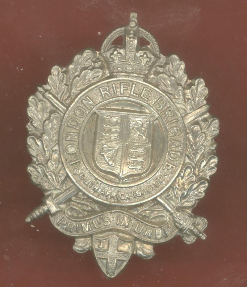 London Rifle Brigade WW1 OR's cap badge