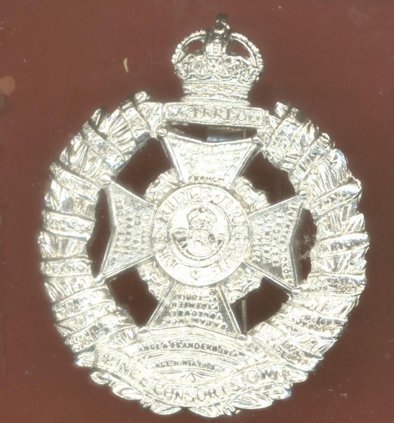 Rifle Brigade Prince Consort's Own OR's 1952-56 staybright cap badge