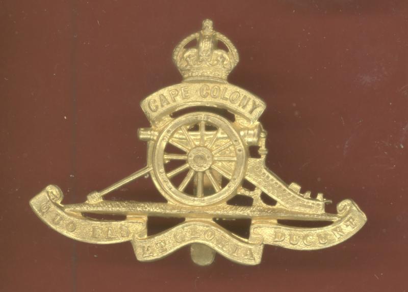 South African Prince Alfred's Own Field Artillery  OR's cap badge