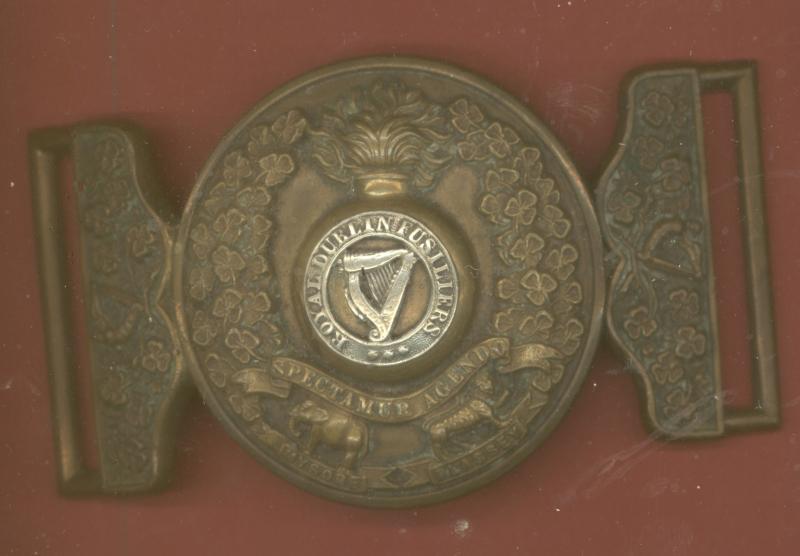Royal Dublin Fusiliers Regiment Victorian Officer's waist belt clasp circa 1881-1901