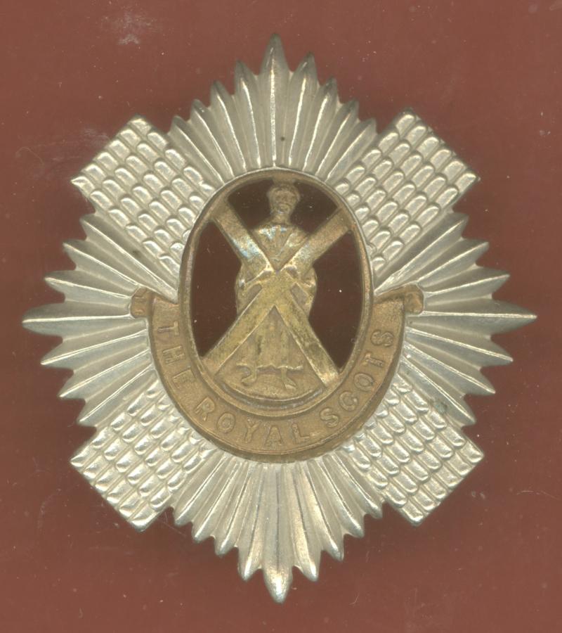 The Royal Scots WW1 OR's glengarry badge