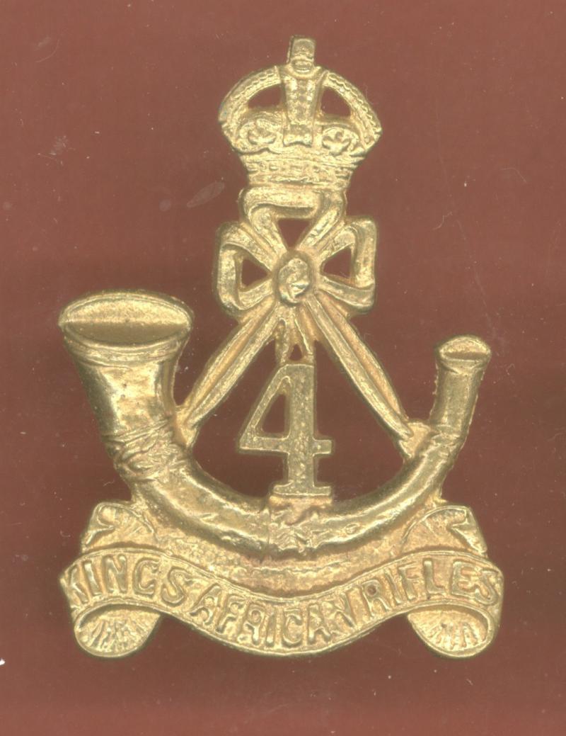 4th King's African Rifles  cap badge