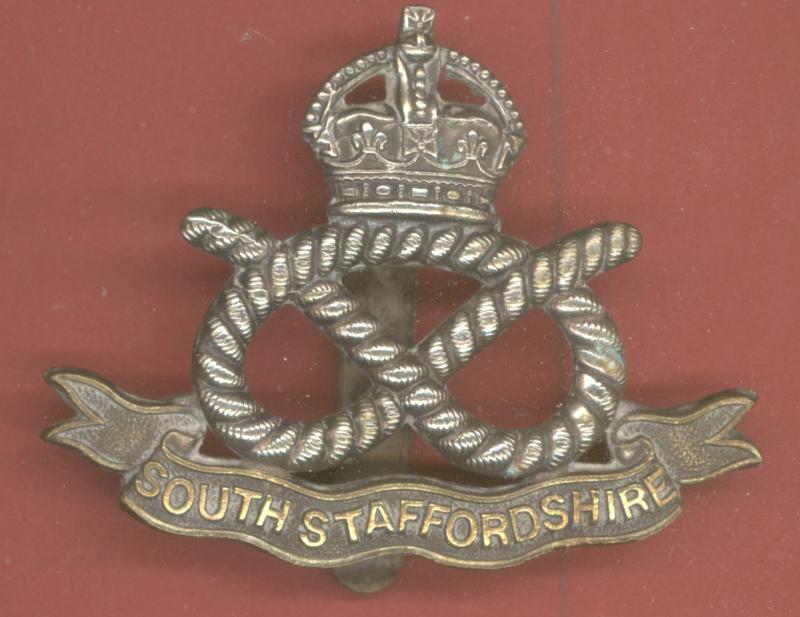 The South Staffordshire Regiment OR cap badge
