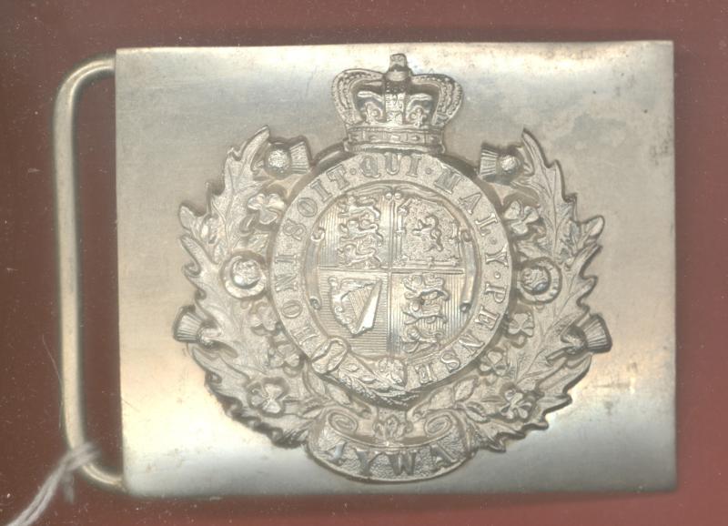 4th West Yorkshire Artillery Volunteers Victorian waist belt clasp
