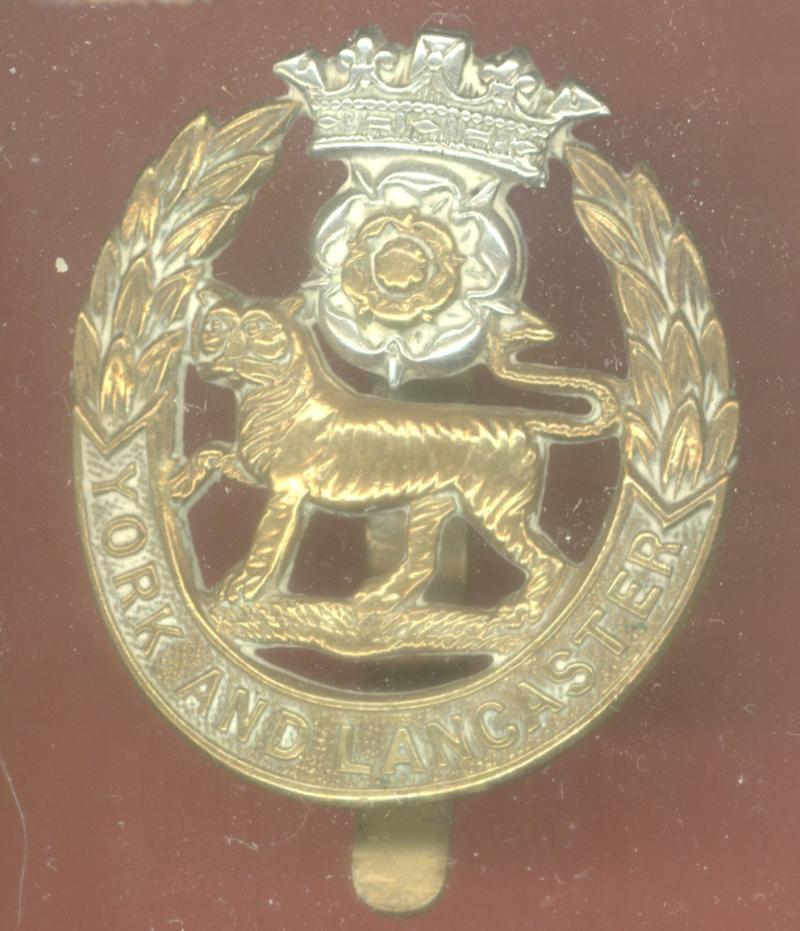 York & Lancaster Regiment. OR's cap badge