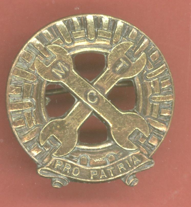 Mechanised Transport Corps MTC women's WW2  cap badge