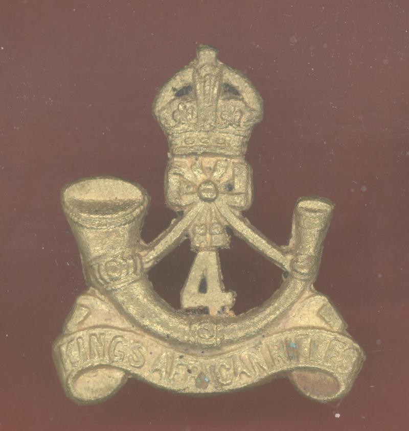 4th King's African Rifles  cap badge