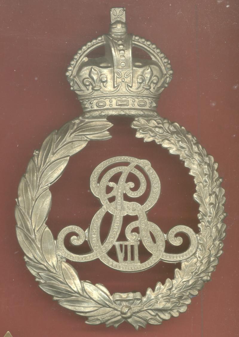 South Africa. Cape Rural Police Edwardian helmet plate.