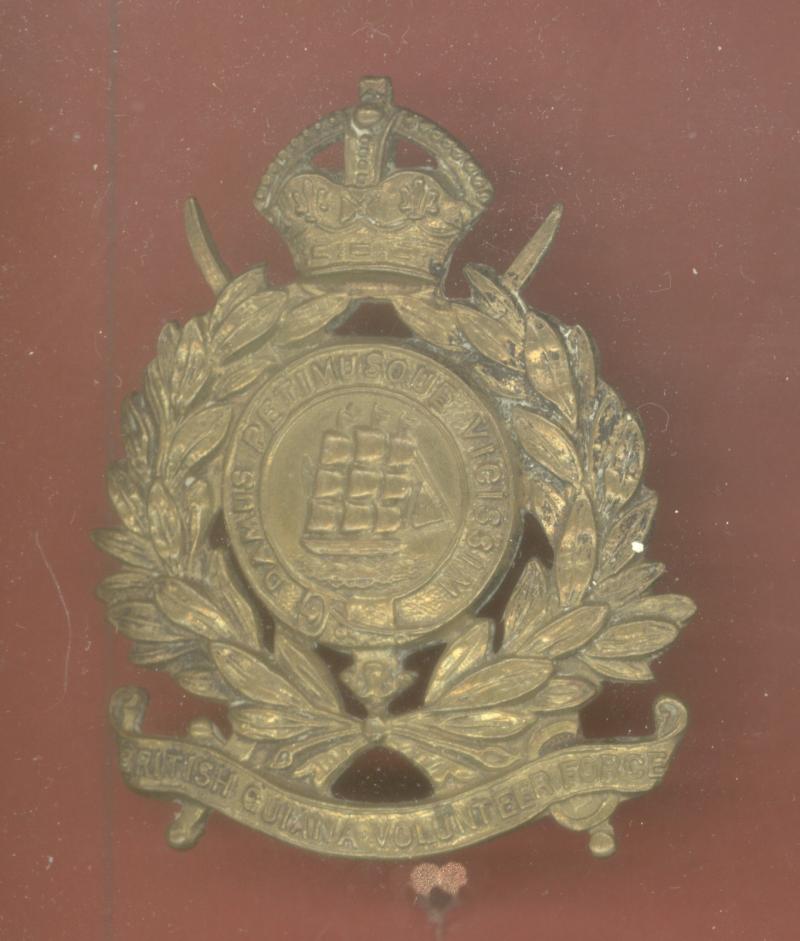 British Guiana Volunteer Force OR's cap badge