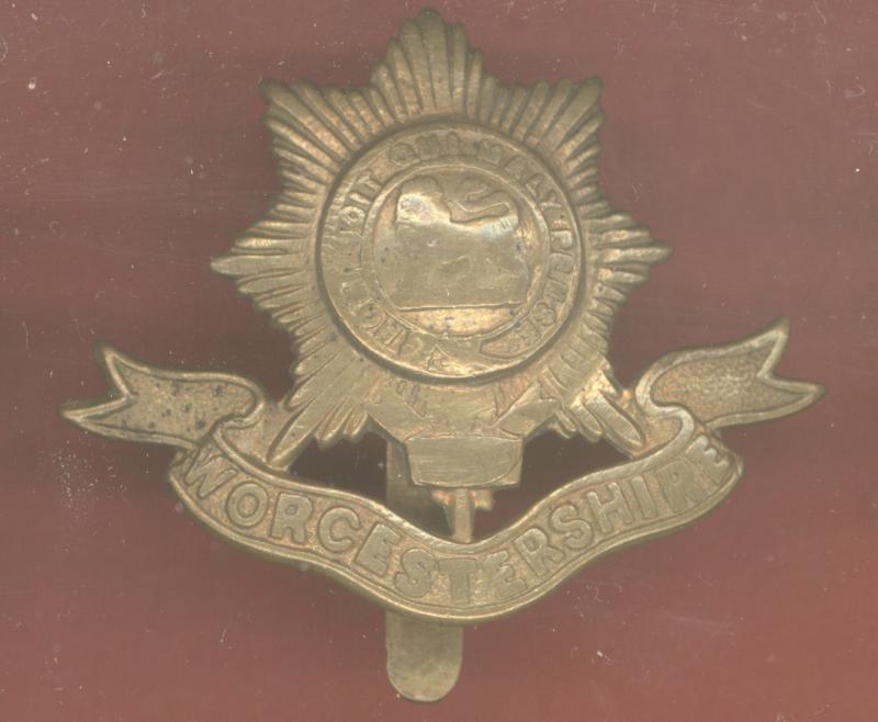 The Worcestershire Regiment WW1 OR's cap badge