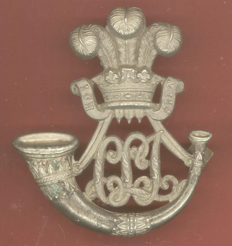 Ceylon Light Infantry post 1881 Officer's helmet plate.