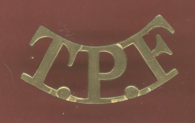 British Colonial Trinidad Police Force shoulder title