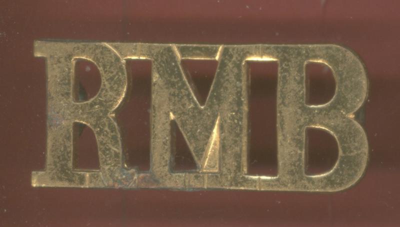 R.M.B. Royal Marines Band shoulder title