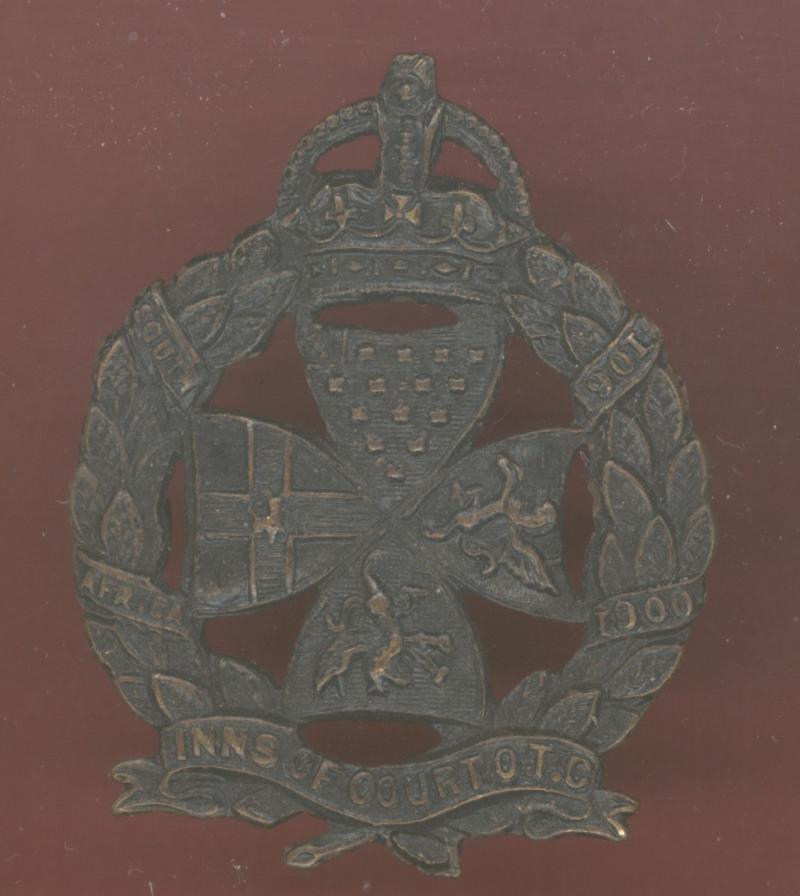Inns of Court OTC pre WW1 cap badge